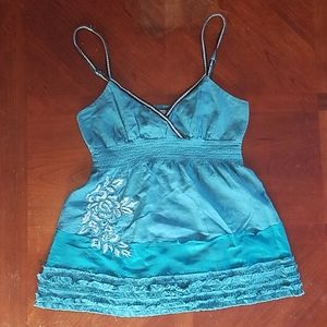 NWOT- Old Navy Tank Top Turquoise. Size Med